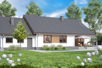  Projekt domu Mokka 5 s2 (WOF1109) - projekt domu parterowego - Zdjęcie 4