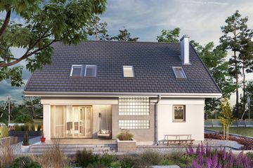  Projekt domu Szafir (1614) (KRD2761) - projekt domu parterowego z poddaszem - Zdjęcie 3