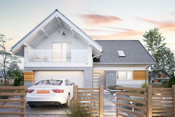  Projekt domu Tobiasz (1616) (KRD2764) - projekt domu parterowego z poddaszem - Zdjęcie 6