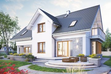  Projekt domu Lazuryt As (1612) (KRD2760) - projekt domu parterowego z poddaszem - Zdjęcie 4