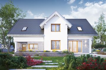  Projekt domu Lazuryt As (1612) (KRD2760) - projekt domu parterowego z poddaszem - Zdjęcie 6