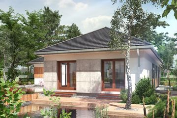  Projekt domu Kastalia (1615) (KRD2762) - projekt domu parterowego - Zdjęcie 2