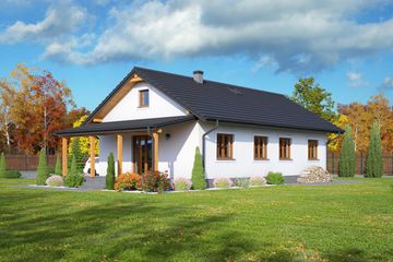  Projekt domu Zawoja 27 (KRP2152) - projekt domu parterowego - Zdjęcie 2