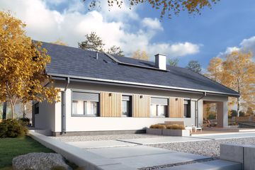  Projekt domu Pasja (BSA2142) - projekt domu parterowego - Zdjęcie 2