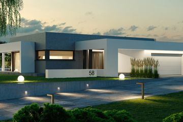  Projekt domu HomeKoncept 58 (KRX1074) - projekt domu parterowego - Zdjęcie 2