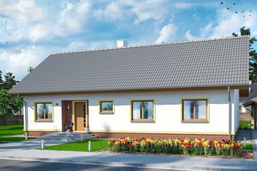  Projekt domu Tamina 3 (WOE1118) - projekt domu parterowego - Zdjęcie 1