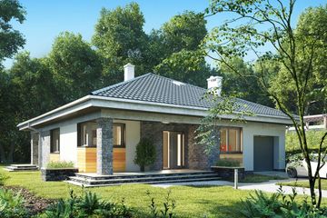  Projekt domu Blanka (1618) (KRD2768) - projekt domu parterowego - Zdjęcie 1