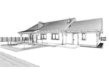  Projekt domu AJR 03 A2 v01 (WOJ1019) - projekt domu parterowego - Zdjęcie 5