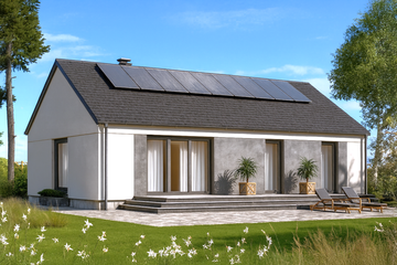  Projekt domu 047 ES domek Pani Darii (SLF1101) - projekt domu parterowego - Zdjęcie 1