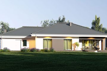  Projekt domu uA12 (WCB1018) - projekt domu parterowego - Zdjęcie 4