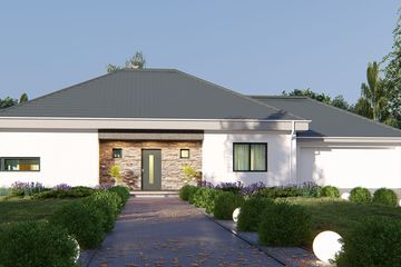  Projekt domu uA6 (WCB1008) - projekt domu parterowego - Zdjęcie 2