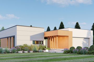  Projekt domu uA7 (WCB1009) - projekt domu parterowego - Zdjęcie 1