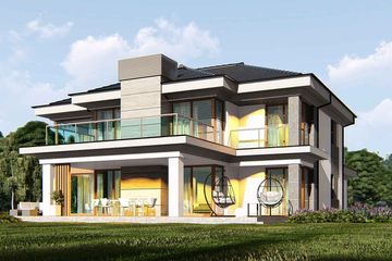  Projekt domu uA24 (WCB1039) - projekt domu z pełnym piętrem - Zdjęcie 4