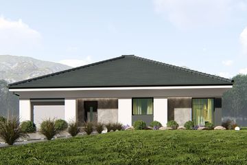 Projekt domu uA51 - parterowy dom o powierzchni 134,20 m², dach kopertowy, koszt budowy 431 000 zł - ujęcie frontu