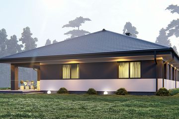  Projekt domu uA8v1 (WCB1011) - projekt domu parterowego - Zdjęcie 5