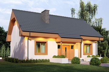  Projekt domu uA3 (WCB1005) - projekt domu parterowego - Zdjęcie 2