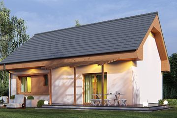  Projekt domu uA3 (WCB1005) - projekt domu parterowego - Zdjęcie 3