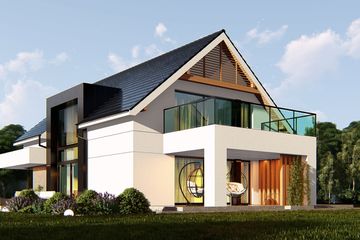  Projekt domu uA21 (WCB1034) - projekt domu parterowego z poddaszem - Zdjęcie 4