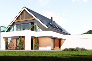  Projekt domu uA21 (WCB1034) - projekt domu parterowego z poddaszem - Zdjęcie 5