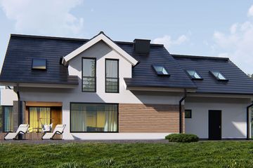  Projekt domu uA15 (WCB1024) - projekt domu parterowego z poddaszem - Zdjęcie 4