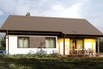  Projekt domu uA5 (WCB1007) - projekt domu parterowego - Zdjęcie 4