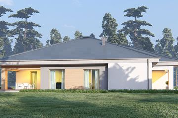  Projekt domu uA8 (WCB1010) - projekt domu parterowego - Zdjęcie 3