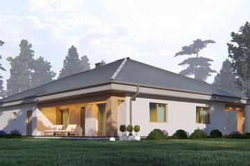  Projekt domu uA8 (WCB1010) - projekt domu parterowego - Zdjęcie 5