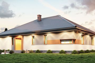 Projekt domu uA1v2 (WCB1002) - projekt domu parterowego - Zdjęcie 1
