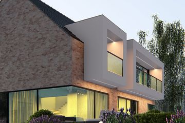 Projekt domu uA4 - parterowy z poddaszem dom o powierzchni 207,52 m², dach dwuspadowy - ujęcie 7