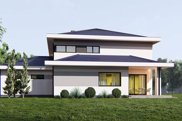 Projekt domu uA31 - z pełnym piętrem dom o powierzchni 190,90 m², dach namiotowy - ujęcie 5