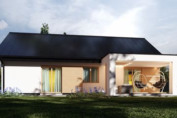  Projekt domu uA57 (WCB1072) - projekt domu parterowego - Zdjęcie 5