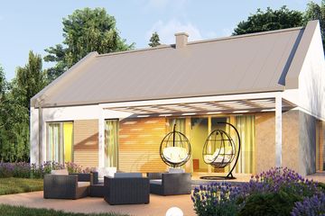  Projekt domu uA11 (WCB1016) - projekt domu parterowego - Zdjęcie 1