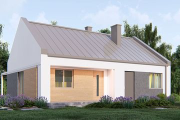  Projekt domu uA11 (WCB1016) - projekt domu parterowego - Zdjęcie 2