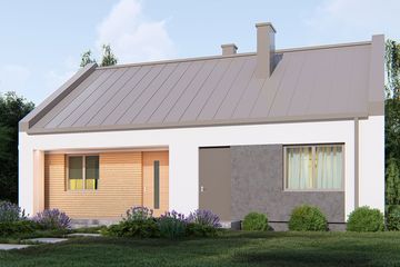  Projekt domu uA11 (WCB1016) - projekt domu parterowego - Zdjęcie 4