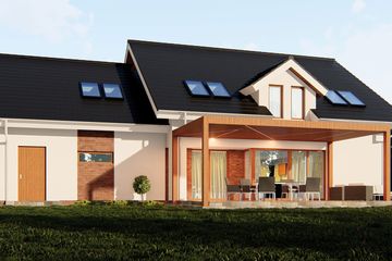  Projekt domu uA14v2 (WCB1023) - projekt domu parterowego z poddaszem - Zdjęcie 4