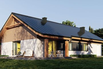  Projekt domu uA28 (WCB1043) - projekt domu parterowego - Zdjęcie 3