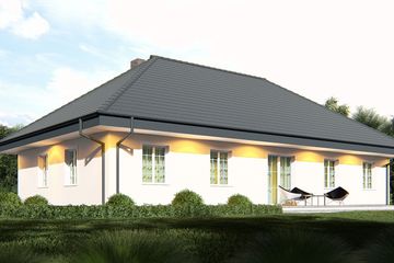  Projekt domu uA19 (WCB1032) - projekt domu parterowego - Zdjęcie 3