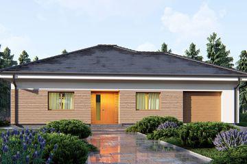  Projekt domu uA18 (WCB1029) - projekt domu parterowego - Zdjęcie 1