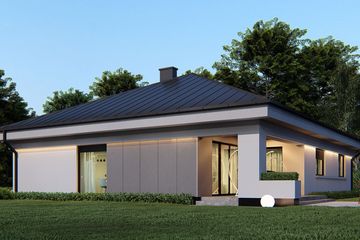  Projekt domu uA9 (WCB1014) - projekt domu parterowego - Zdjęcie 3