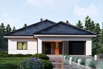  Projekt domu uA18v2 (WCB1031) - projekt domu parterowego - Zdjęcie 1