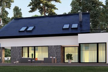  Projekt domu uA14v1 (WCB1022) - projekt domu parterowego z poddaszem - Zdjęcie 5