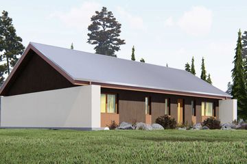 Projekt domu uA39 - parterowy dom o powierzchni 128,64 m², dach dwuspadowy - ujęcie 3