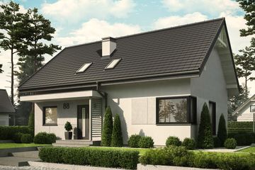  Projekt domu Trypolis 7 (SLN2548) - projekt domu parterowego - Zdjęcie 1