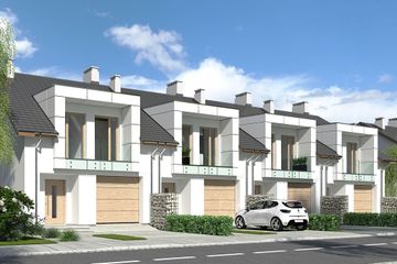  Projekt domu Diana 2 segment lewy (WRD2717) - projekt domu parterowego z poddaszem - Zdjęcie 1