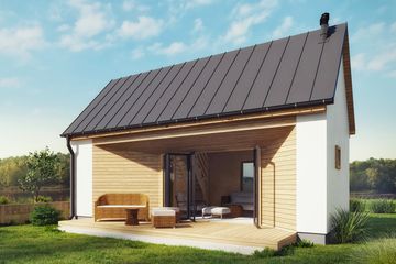  Projekt domu letniskowego Pilawa 01 (KZB1001) - projekt domu letniskowego parterowego - Zdjęcie 1