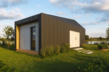  Projekt domu letniskowego Leliwa 01 (KZB1000) - projekt domu letniskowego parterowego - Zdjęcie 2