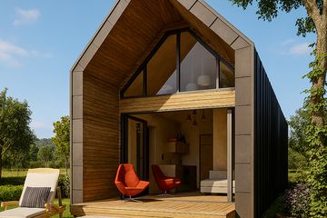  Projekt domu letniskowego Leliwa 01 (KZB1000) - projekt domu letniskowego parterowego - Zdjęcie 3