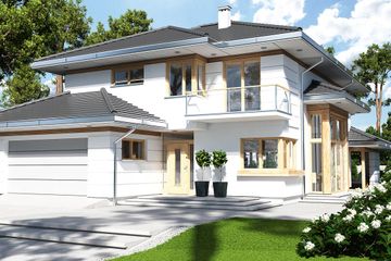  Projekt domu Carmen Magdalena Optima A (WRD2721) - projekt domu z pełnym piętrem - Zdjęcie 1