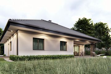  Projekt domu uA62 (WCB1078) - projekt domu parterowego - Zdjęcie 5