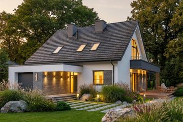  Projekt domu Domidea 56 G w3 (WAC1095) - projekt domu parterowego z poddaszem - Zdjęcie 1